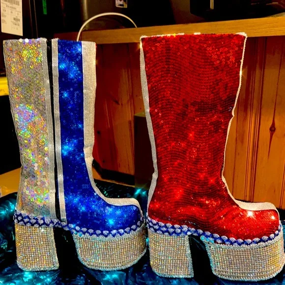 Demonia | Shoes | Custom Made Swarovski Rhinestones Platform  display picture 3